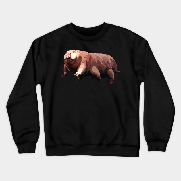 Colorblock Tardigrade Water Bear Crewneck Sweatshirt by ReverieCompany